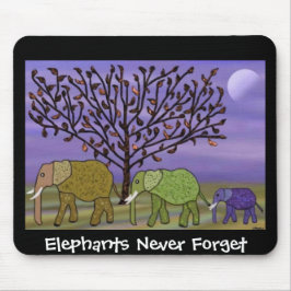 Alfombrilla De Ratón Luna Mousepad del elefante
