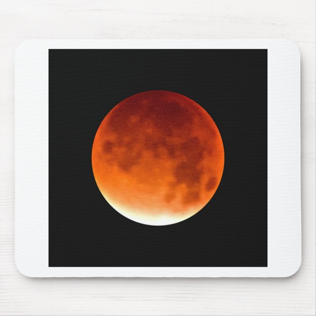 Alfombrilla De Ratón Luna Roja Ascendente (Frente)