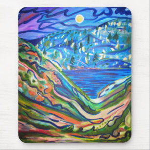 ALFOMBRILLA DE RATÓN LUNA SOBRE EL MAR