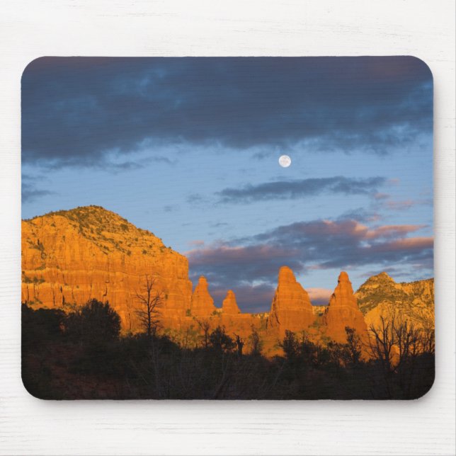 Alfombrilla De Ratón Luna sobre Sedona Mousepad 2226 (Frente)