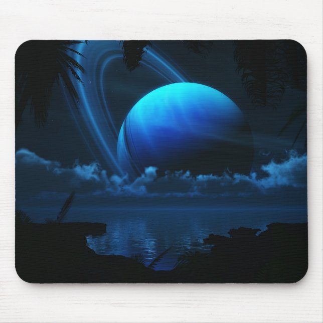 Alfombrilla De Ratón Luna tropical Mousepad (Frente)
