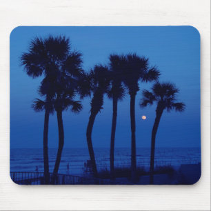 Alfombrilla De Ratón Luna tropical Mousepad de la palmera de Daytona