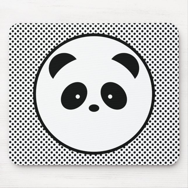 Alfombrilla De Ratón Lunar de la panda (Frente)