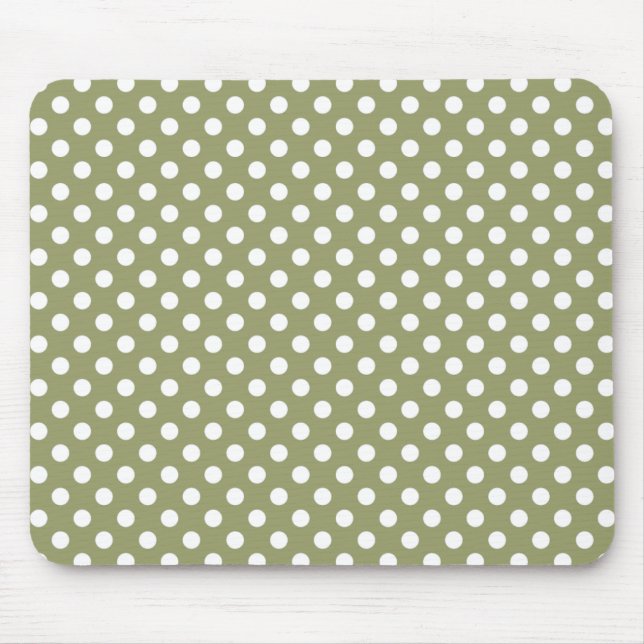 Alfombrilla De Ratón Lunar verde Mousepad del cedro (Frente)