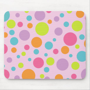 Alfombrilla De Ratón Lunares coloridos Mousepad