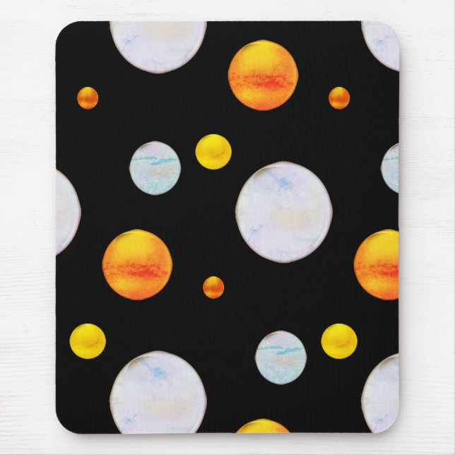 Alfombrilla De Ratón Lunares Elegantes (Frente)