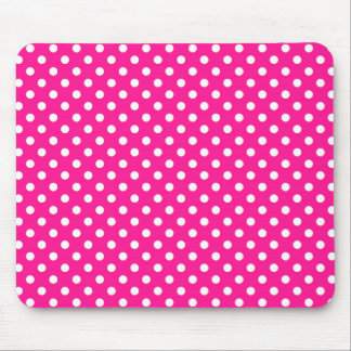 Alfombrilla De Ratón Lunares en Mousepad de color rosa oscuro