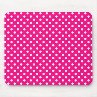 Alfombrilla De Ratón Lunares en Mousepad rosado brillante