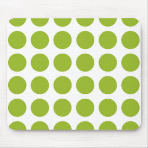 Alfombrilla De Ratón Lunares Mousepad de la verde lima