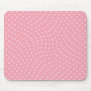 Alfombrilla De Ratón Lunares rosados arremolinados
