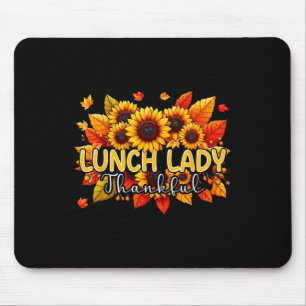 Alfombrilla De Ratón Lunch Lady Agradecimiento Día de Acción de Gracias