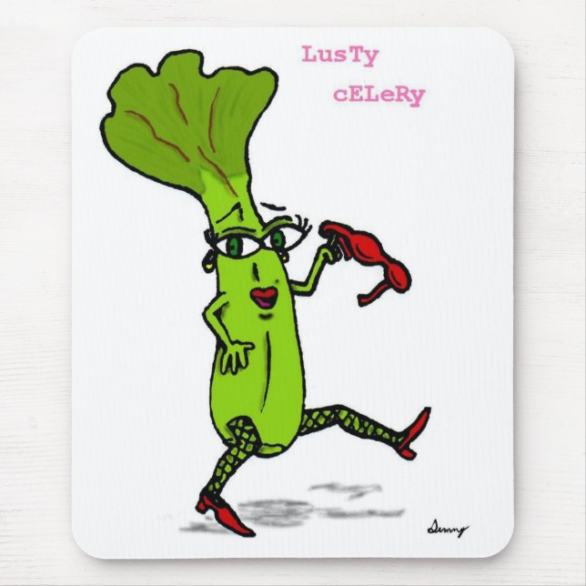 Alfombrilla De Ratón Lusty Celery Mousepad (Frente)