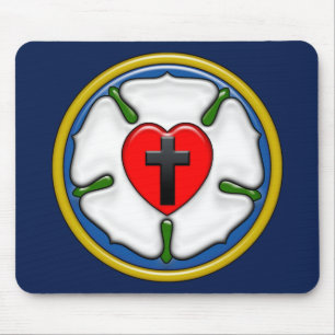 Alfombrilla De Ratón Luther Rosa Grabado en relieve-Look