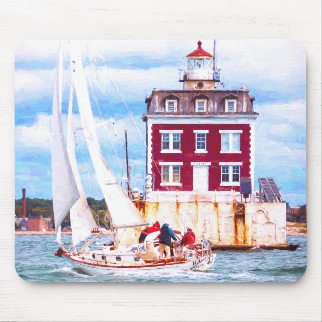 Alfombrilla De Ratón Luz de borde de paso (Frente)