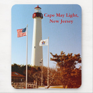 Alfombrilla De Ratón Luz de Cabo de Mayo, New Jersey Mousepad