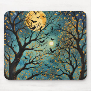 Alfombrilla De Ratón Luz de luna dorada