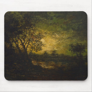 Alfombrilla De Ratón Luz de luna (por Ralph Albert Blakelock)