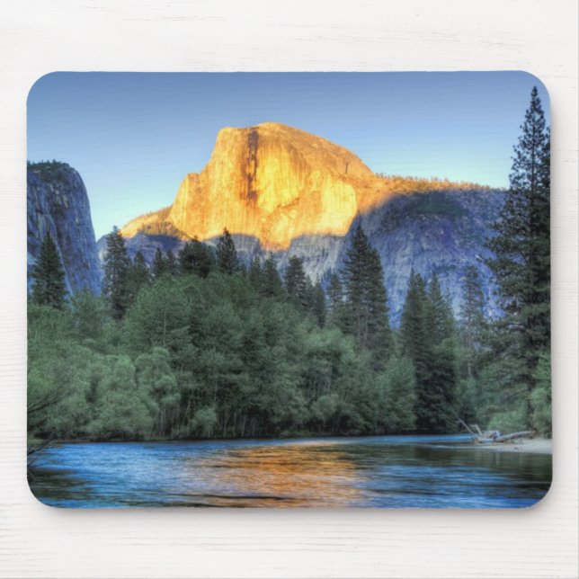 Alfombrilla De Ratón Luz de oro en media bóveda (Frente)