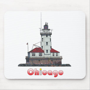 Alfombrilla De Ratón Luz del puerto de Chicago