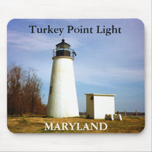 Alfombrilla De Ratón Luz del punto de Turquía, Maryland Mousepad