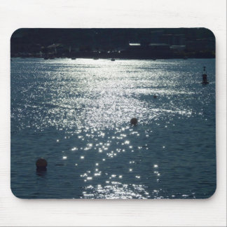 Alfombrilla De Ratón Luz del sol en la bahía de Cardiff