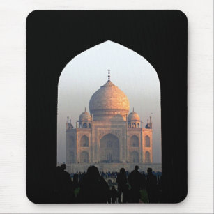 Alfombrilla De Ratón Luz del Taj Mahal de la foto de la arquitectura de
