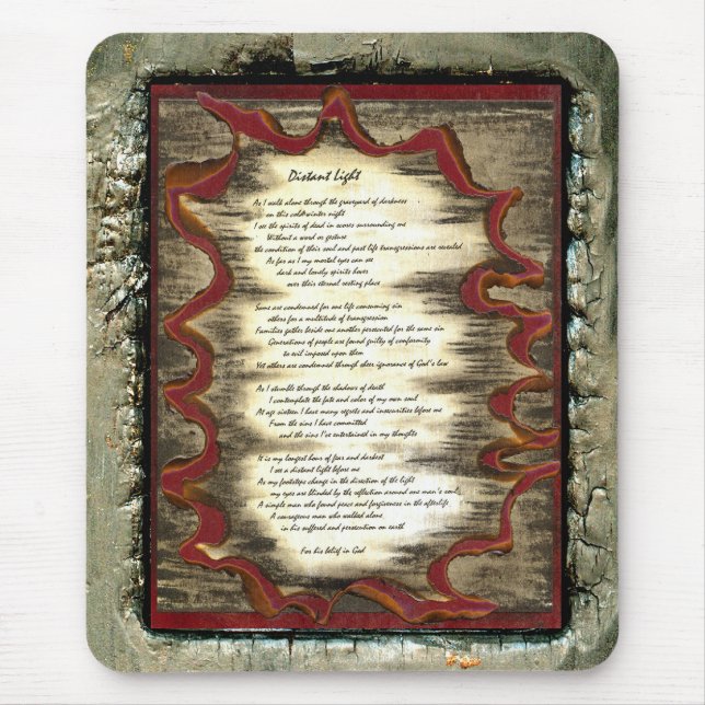 Alfombrilla De Ratón Luz distante (Frente)