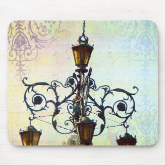 Alfombrilla De Ratón Luz Plaza con fondo pastel