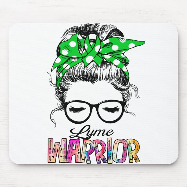 Alfombrilla De Ratón Lyme Awareness Month Ribbon Gifts (Frente)