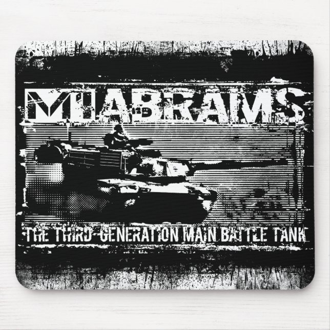 Alfombrilla De Ratón M1 Abrams Mousepad (Frente)