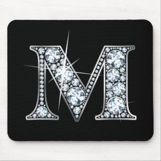 Alfombrilla De Ratón "M" Diamond Bling Mousepad