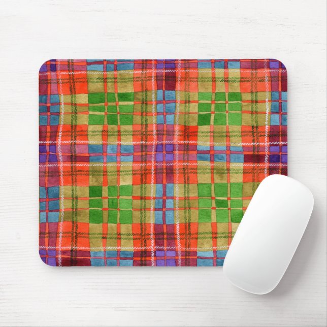 Alfombrilla De Ratón MAC RAE TARTAN Mousepad (Con ratón)