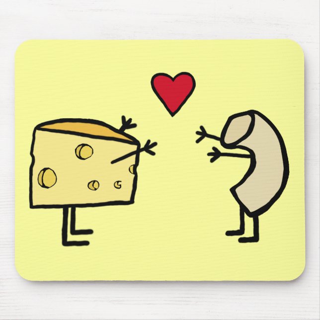 Alfombrilla De Ratón Macarrones con queso (Frente)