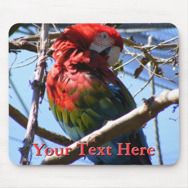Alfombrilla De Ratón Macaw Mousepad (Frente)