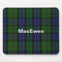 MacEwen Personalizado Tartan Plaid Mouse Pad