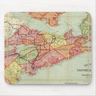 Alfombrilla De Ratón Mackinlay's map of the Provincia de Nueva Escocia 