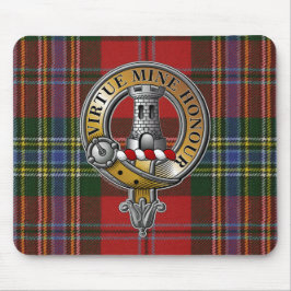 Alfombrilla De Ratón MacLean Tartan & Badge