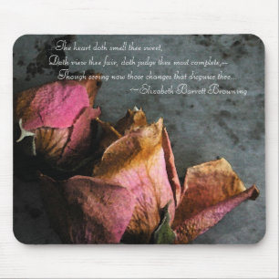 Alfombrilla De Ratón Macro muerta Mousepads de los rosas
