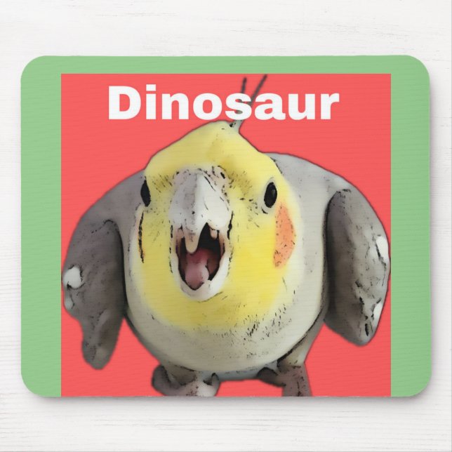 Alfombrilla De Ratón Mad Cockatiel Mouse Pad (Frente)