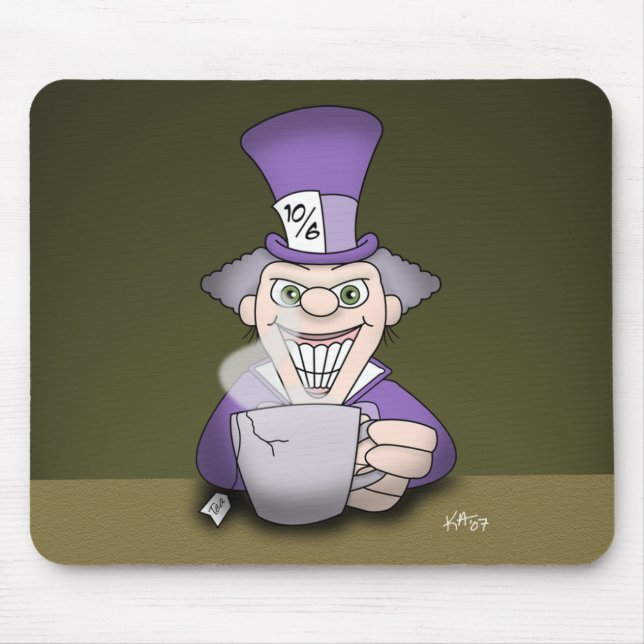Alfombrilla De Ratón Mad Hatter Mousepad (Frente)