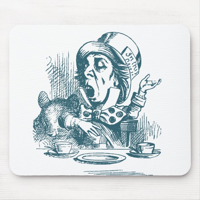Alfombrilla De Ratón Mad Hatter Tea Fiesta (Frente)