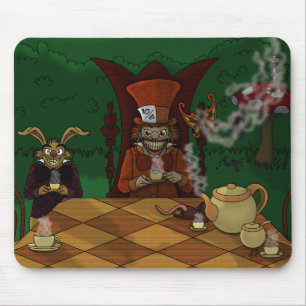 Alfombrilla De Ratón Mad Hatters Tea Fiesta Mousepad