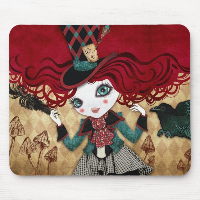 Alfombrilla de ratón Mad Riddle (Frente)