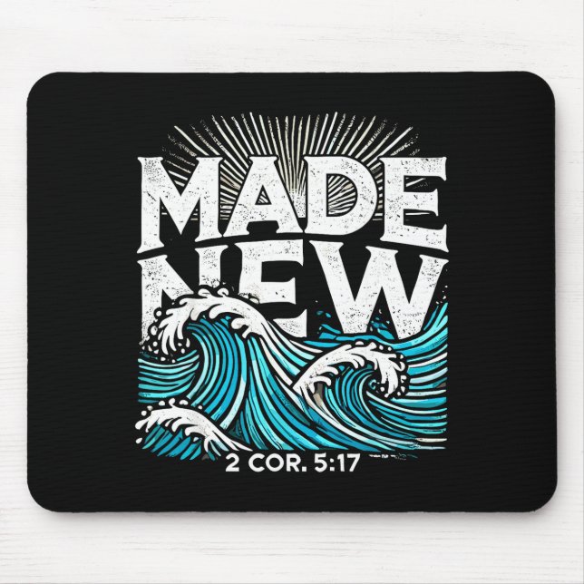 Alfombrilla De Ratón Made New Baptized Baptism  (Frente)