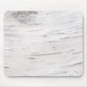 Alfombrilla De Ratón Madera de Abedul Blanco Granero Rústico Campestre