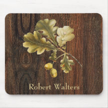 Madera de grano, hojas de roble, añadir nombre, ma