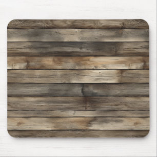 Alfombrilla De Ratón Madera Falsa Marrón