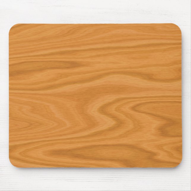 Alfombrilla De Ratón Madera marrón clara (Frente)