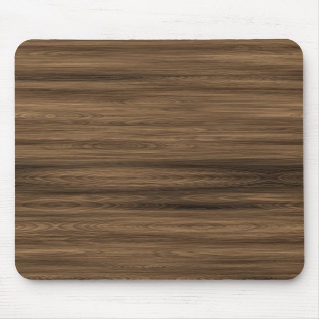 Alfombrilla De Ratón madera oscura (Frente)