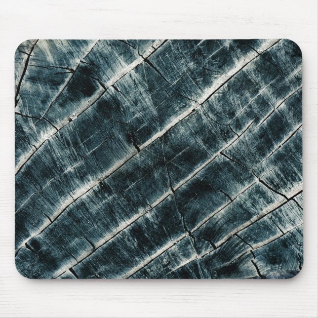 Alfombrilla De Ratón Madera pintada de azul (Frente)